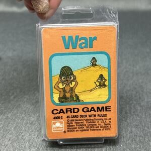 Vintage Golden War Playing Cards 1988 Military Kids Game Replacement Cards READ